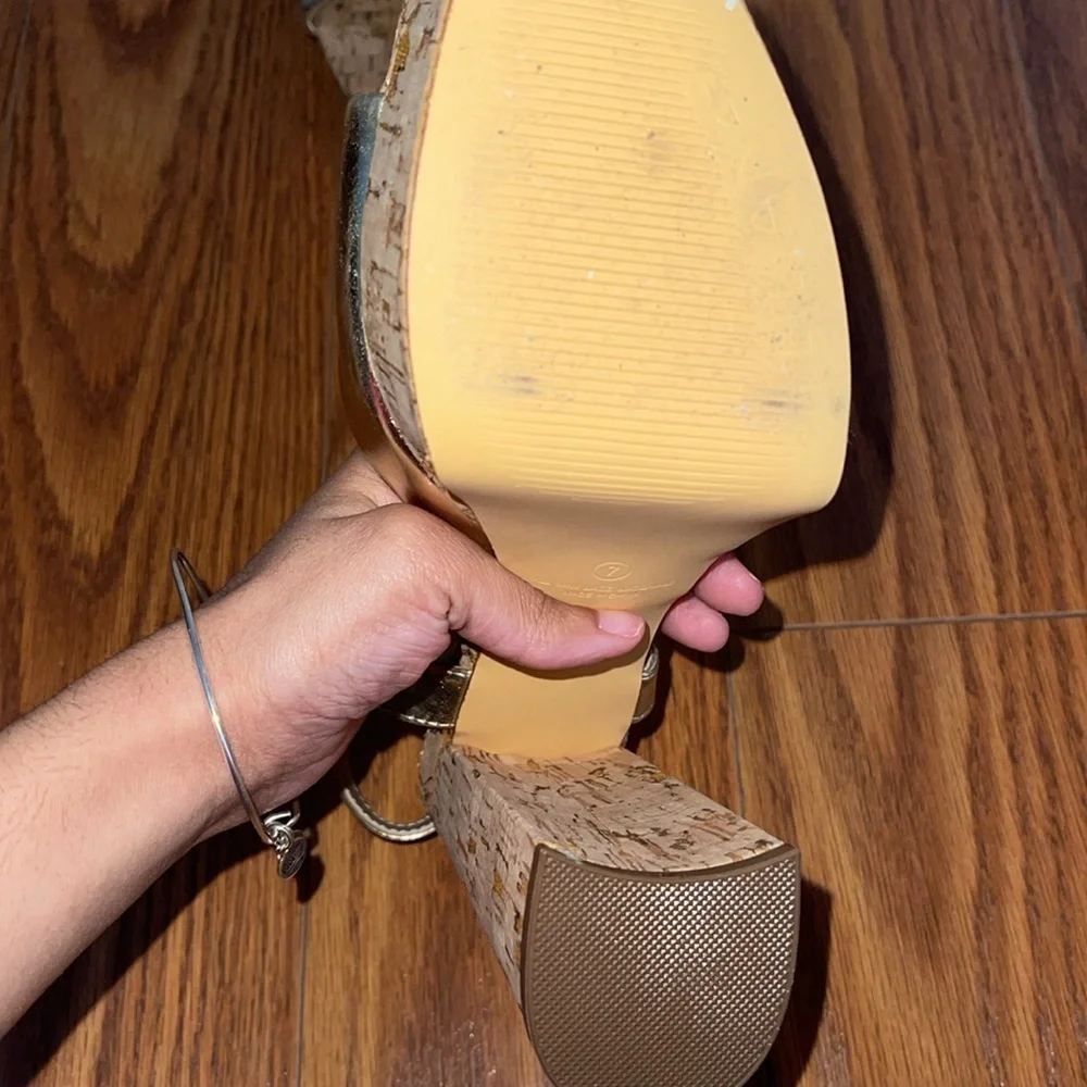 Gold Platform Heels